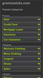 Mobile Screenshot of grannysluts.com