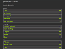Tablet Screenshot of grannysluts.com